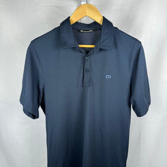 Travis Mathew Other - Travis Mathew Blue Short Sleeve Golf Polo Shirt Men's Size Medium